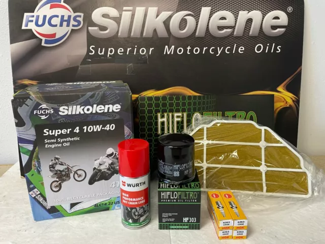 Kawasaki Zx6R G1 G2 Service Kit 1998 1999 With Free Chain Lube