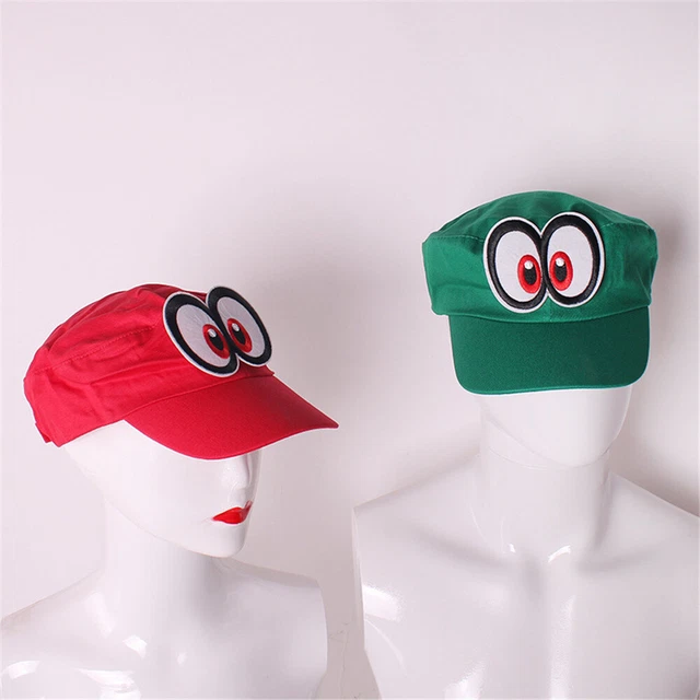 SUPER MARIO BROS Luigi Hat Cap Cosplay Costume Party Hats Caps Prop