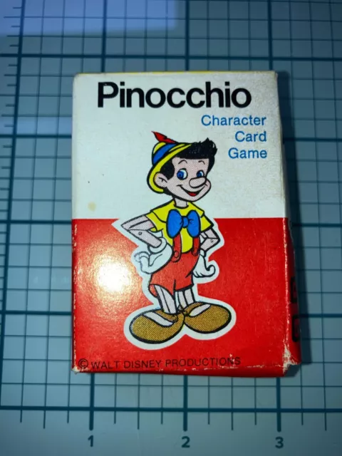 CARDS Pinocchio Character Card Game Walt Disney Productions