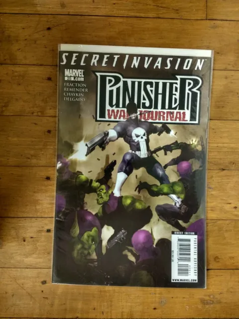 Marvel Punisher War Journal #25 Secret Invasion  Unread Condition