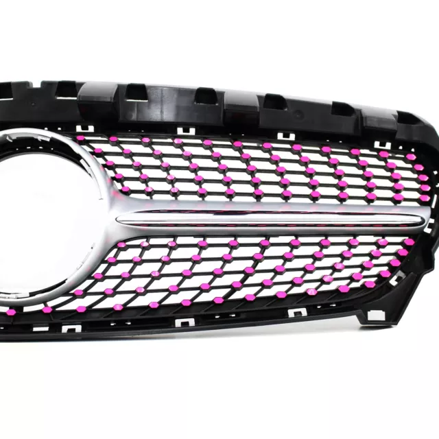 Neon Fucsia Pellicola per Mercedes W117 Restyling Diamantgrill Griglia Coperchio