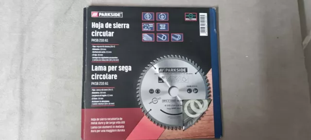 Lama per sega circolare Parkside 210mm foro 30mm 60 denti