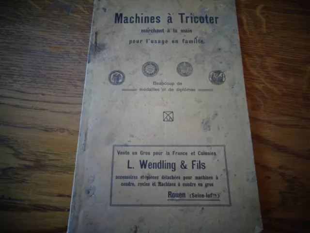 CATALOGUE MACHINE A TRICOTER ( ref 60