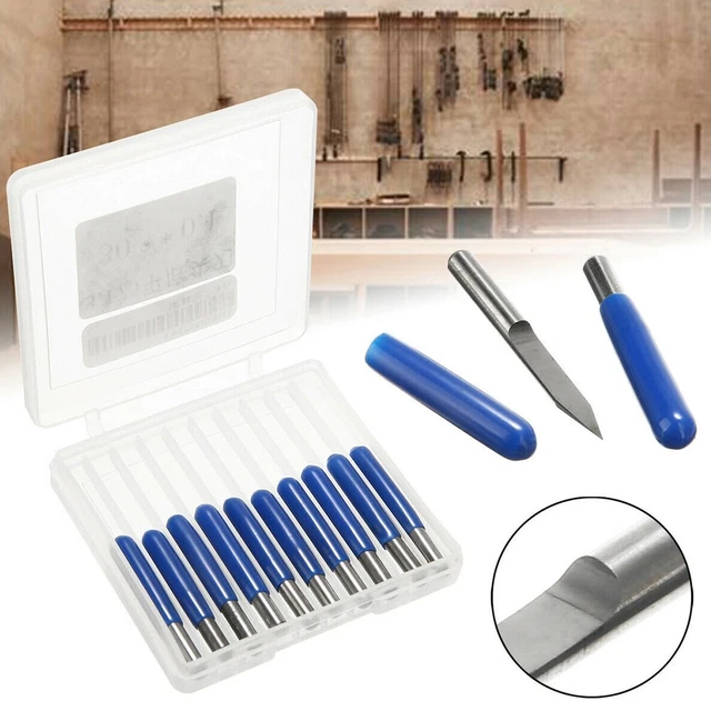 Kit De 7 Outils De Sculpture Sur Bois – Tige 1/8 Pouce, HSS, Embout Universel, Pour Perceuse Et Gravure