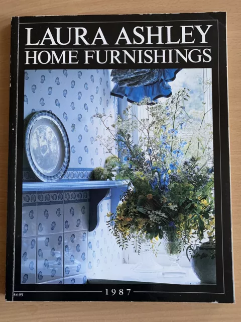 Vintage Laura Ashley 1987 Home Furnishings Catalogue Print Index - Rare Original