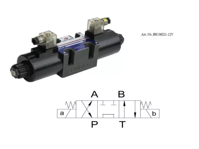 Hydraulikventil / 4/3-Wegeventil  230 Volt / Baugrösse NG 6_NG06021