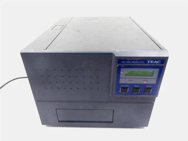 Teac P-55 CD DVD Blu-Ray Disk Label Thermal - Shows Error 8400 - AS IS