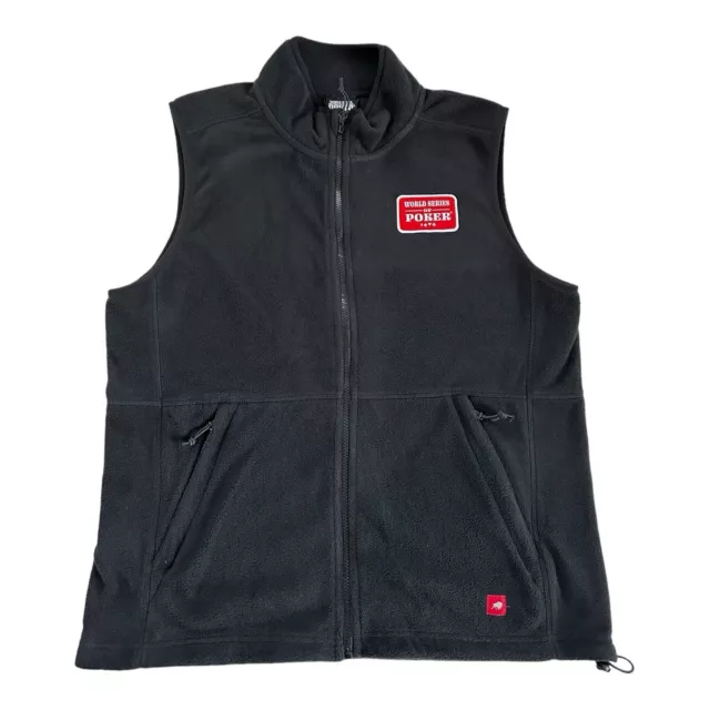 WSOP World Series of Poker Men's Fleece Vest Size L