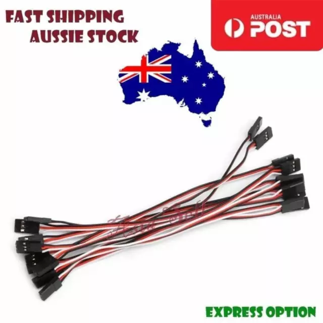 10x 5cm-30cm Male-Male Quadcopter Extension Servo Leads Cable RC Male 2