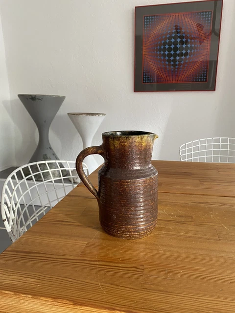 Pichet Céramique Accolay / Carafe Vintage Midcentury TBE 18cm