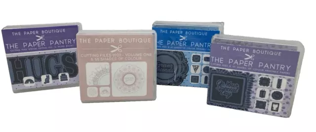 The Paper Boutique The Paper Pantry Cutting Files on USB Sticks X4 Words etc.