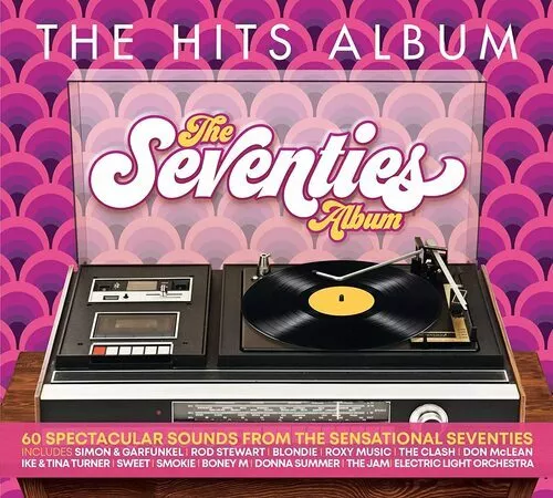 Various Artists : The Hits Album: The Seventies Album CD Box Set 3 discs (2021)