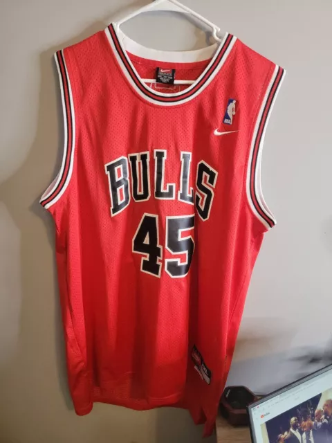 CHICAGO BULLS MICHAEL Jordan Jersey Kids XL Red Nike $28.00 - PicClick