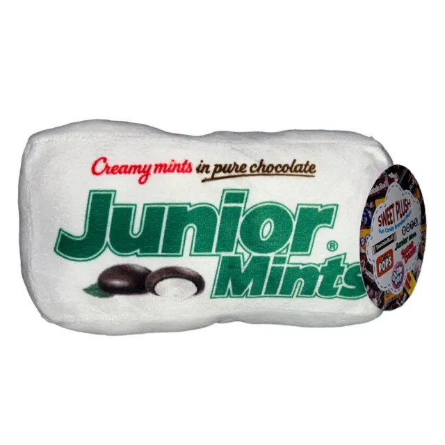 Junior Mints Plush 11” Sweet Plush Toy Factory Candy 2020 Tootsie Roll NWT