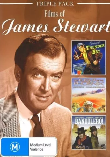 Films of James Stewart - DVD - Brand new sealed 3 disc set! Region 4