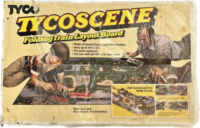 VTG TYCO Trains Tycoscene Layout Board 4.5’X3.5’ New, 1982, NIOB