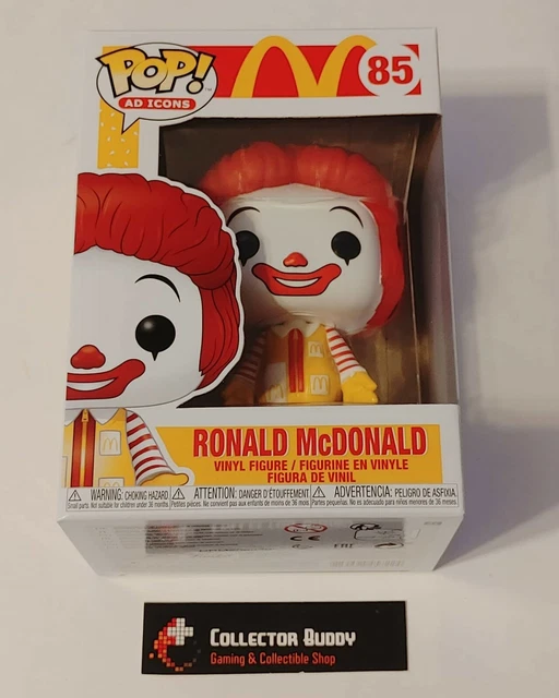 Figurine Funko Pop Ronald McDonald N°85 - Série AD ICONS, En PVC, Neuve