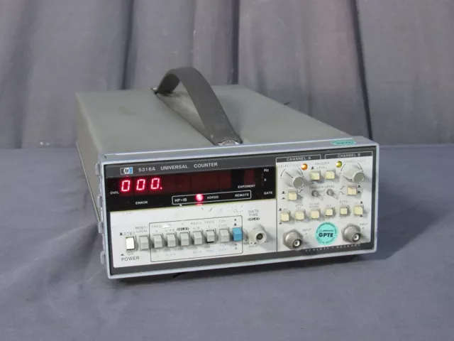 HP Hewlett Packard 5316A Universal Frequency Counter, W/ OPT 001 TCXO