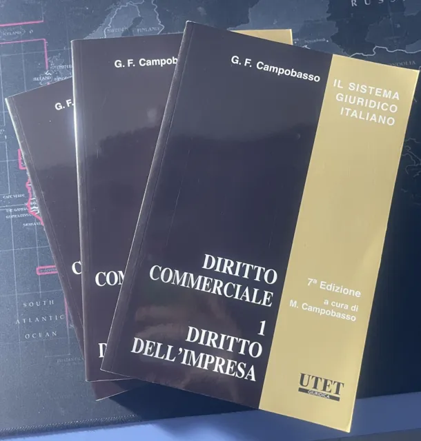 Campobasso DIRITTO COMMERCIALE completo in 3 volumi 2° 3° e 4° ed. UTET  1997 99