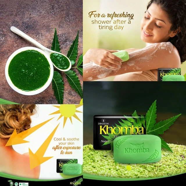 KOHOMBA AYURVEDIC HERBAL Care Natural Soap Antifungal Medicated Body