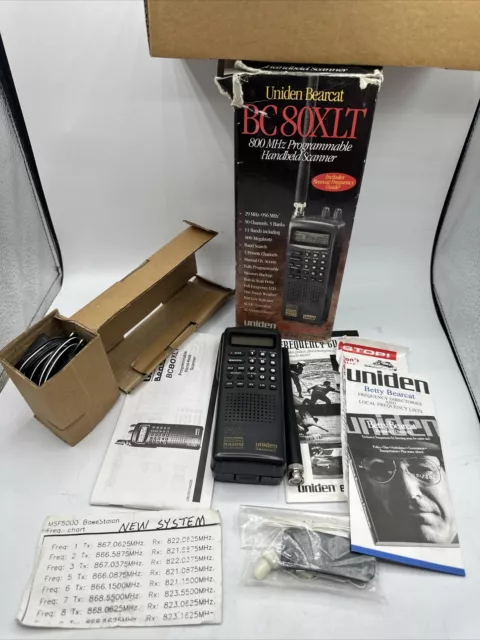 Uniden Bearcat BC80XLT 50 Channel 800MHz Radio Scanner