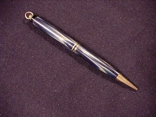 *Parker True Blue Mech. Ring  Pencil, Gft, Streamline Style, Operates Perfectly