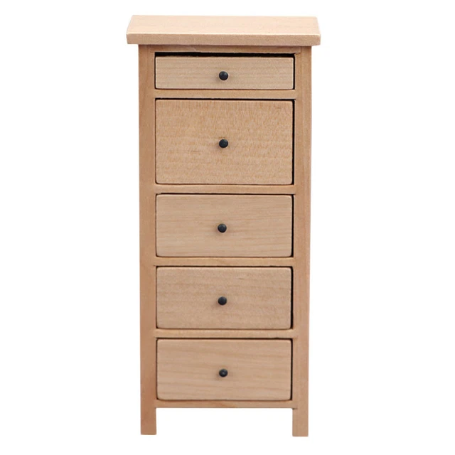 Mini Mueble Juguete Madera Juguete Estantería De Madera Armario Miniatura Maderas