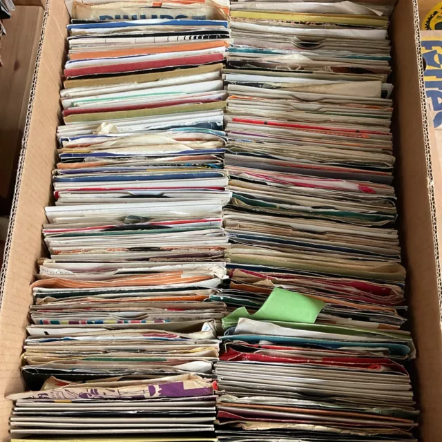 Job Lot  ( 2 )  - Approximately 400 Assorted 7” Vinyl Records