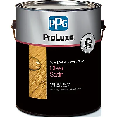 PPG SIK48045.04 Proluxe Cetol Wood Finish, Satin, Mahogany, Liquid, 1 qt, Can