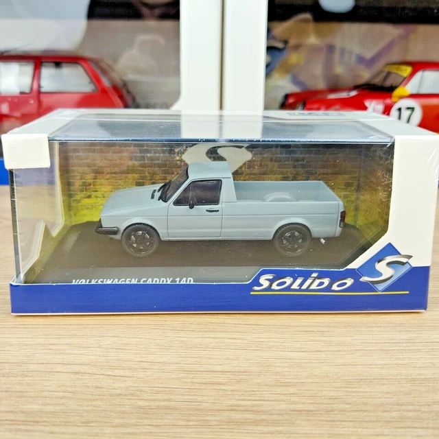 Solido 1/18 Catalogue 2023 Volkswagen Caddy MKI Nardo Grey 1982 - Modelo A Escala 1:43 Vw Golf Coche Escala 1/18