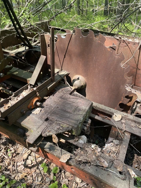 hydraulic powered cant sawmill.
