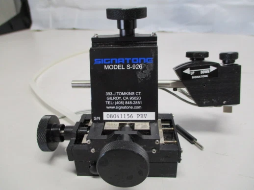 6 Each - Signatone S-926 Micropositioners / Vacuum / Perfect / Refurb/ 6 mo wrty