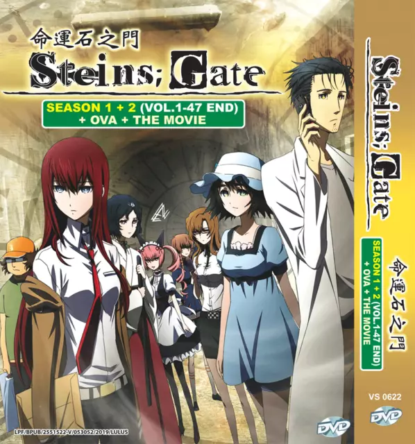 ANIME DVD Steins; Gate Sea 1-2 Vol.1-47 End + Movie + OVA English Dubbed Reg All