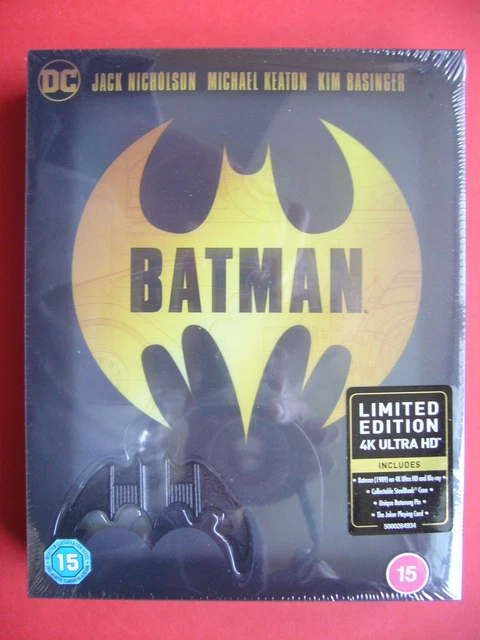 BATMAN [1989] TITANS of Cult Limited Edition 4K UHD Blu-Ray Steelbook