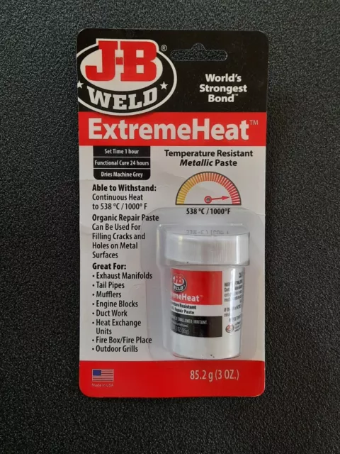 JB Weld ExtremeHeat hochtemperaturbeständige metallische Paste Füllpaste 85,2 g