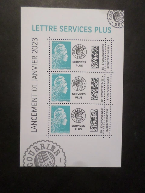 Bloc De Timbres France 2023 N°155 - Lettre Service Plus Marianne Engagée - Neuf MNH**