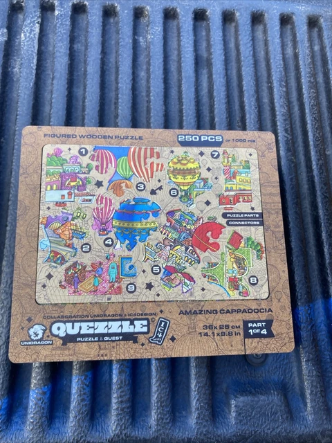 Quezzle Puzzle Amazing Cappadocia Part 1  Figured Wooden Jigsaw