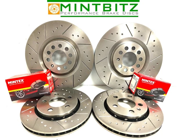 thumbnail image 2 of MTEC Brakes Drilled & Grooved Brake Discs And Pads Kit For Toyota Celica 1.8 VVTi (1999-2002) 2 of 5