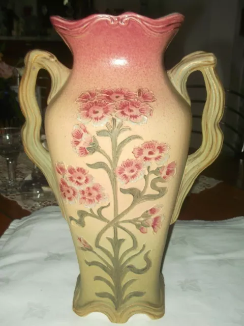 Vase Ancien Barbotine