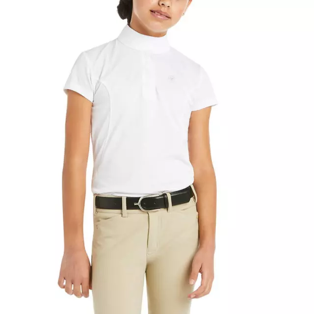 Ariat Girls Youth Aptos Short Sleeved Show Shirt