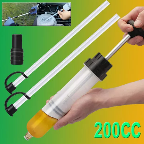 200CC Oil Fluid Extractor Fluid Syringe Pump Manual Suction Transfer Tool Kit
