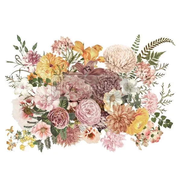 Calcomanía Woodland Floral - Rediseño con Prima Decor transferencia frotar muebles