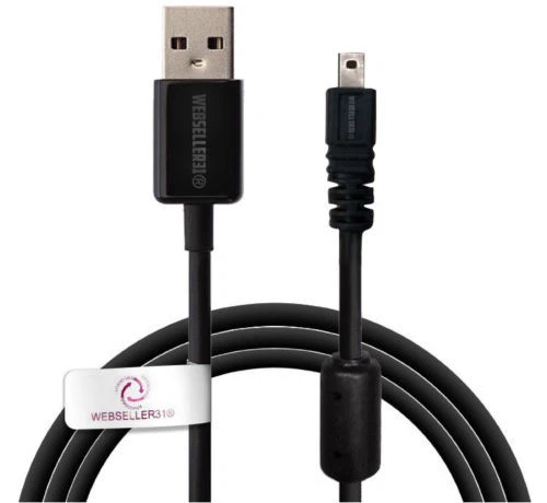 Fujifilm Finepix Usb Cable Cavo USB Per Fujifilm Finepix AX550, AX580, AX600, AX650 - Sync E Ricarica, 3 Piedi Cavo Fotocamera Finepix Ax