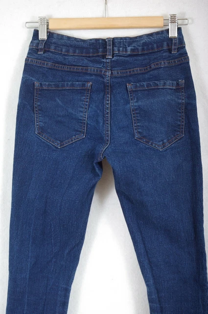 Jeans blu P404nJ2 New Look 915 misto cotone gambe sottili, età 13 (158 cm)