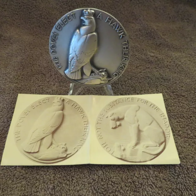 1940 Society of Medalists 21st Issue "Aesop's Fable" by Edmond Amateis