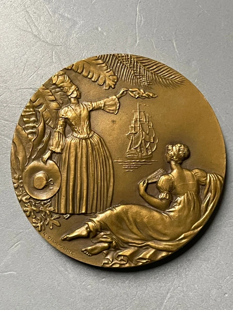 ROBERT DELANDRE, Athlèthe saluant, Bronzeguss auf Plinthe, Frankreich um 1920