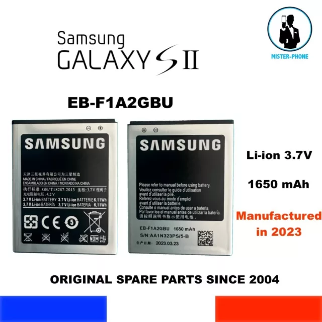 BATERIA ORIGEN SAMSUNG EB-F1A2GBU 1650mAh GALAXY S2 SII GT-i9100 GT-I9105 3,7V