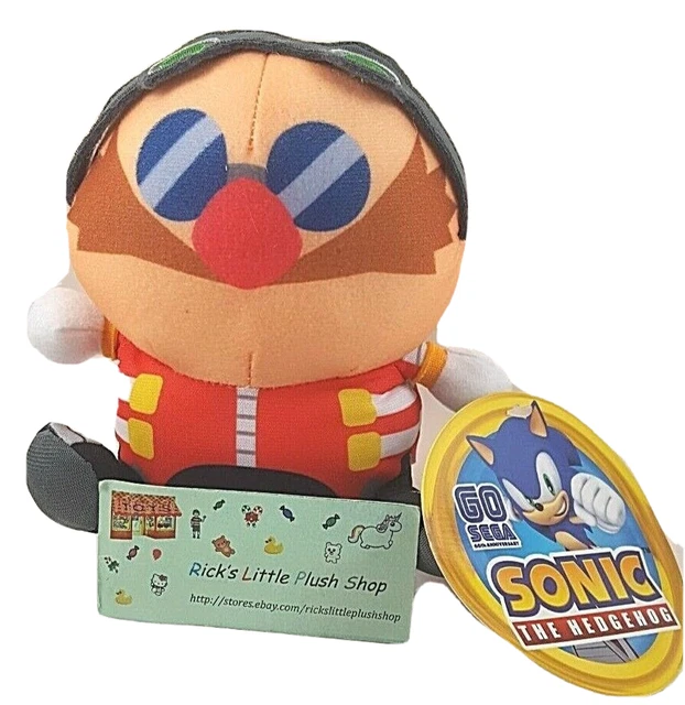 DR ROBOTNIC SONIC Eggman Hedgehog 6" Plush Toy Stuffed Animal Video