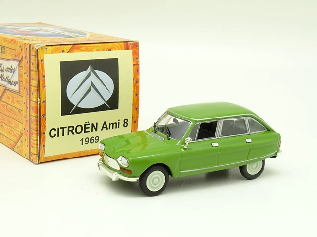 Norev Hachette 1/43 - Citroen Ami 8 1969 Verte
