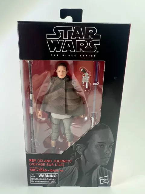 Hasbro Star Wars The Black Series: Rey Island Journey #58 Action Figure New